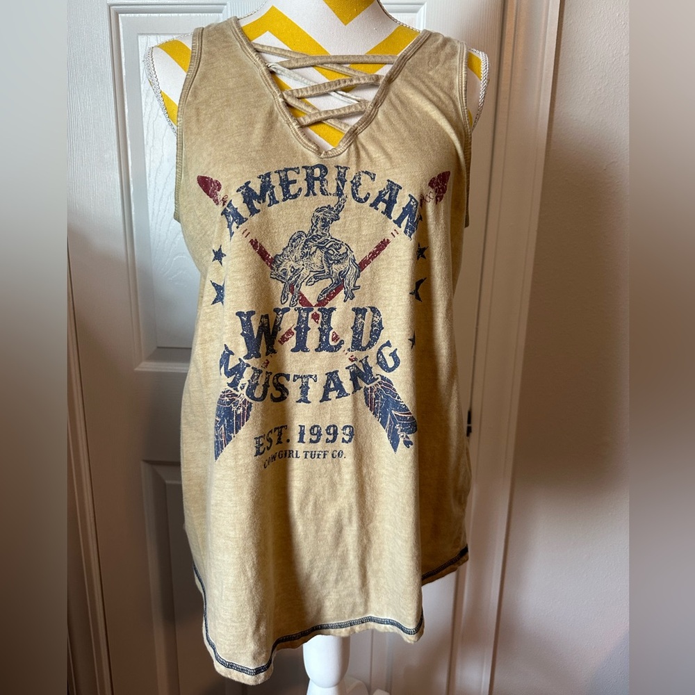 Cowgirl Tuff Co tank top XL